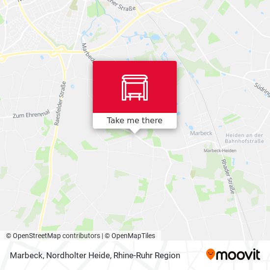 Marbeck, Nordholter Heide map