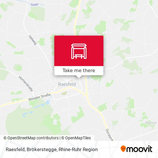 Raesfeld, Brökerstegge map