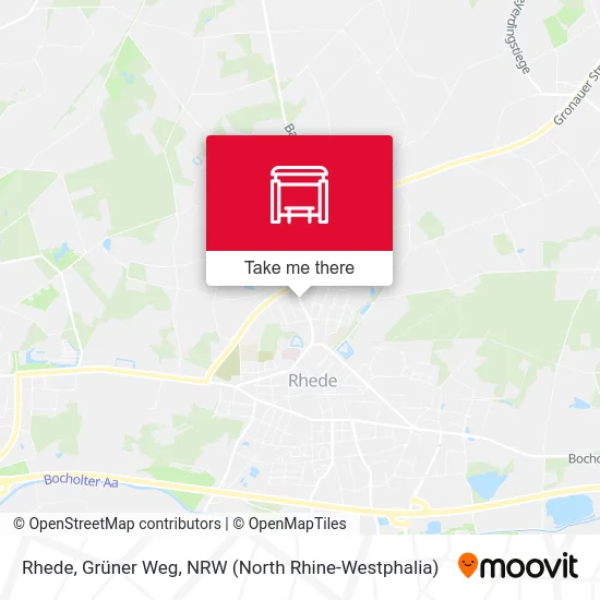 Карта Rhede, Grüner Weg