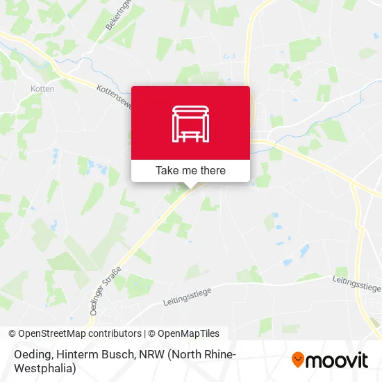 Карта Oeding, Hinterm Busch