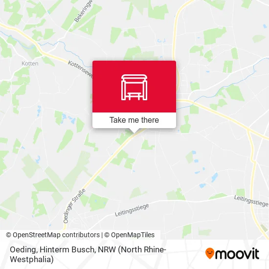 Карта Oeding, Hinterm Busch