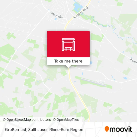 Карта Großemast, Zollhäuser