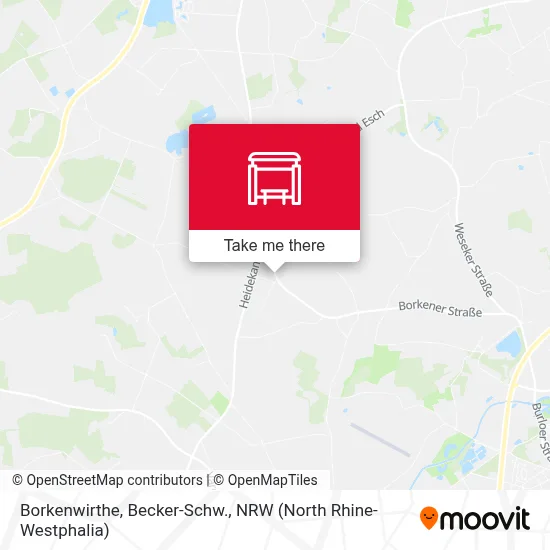 Borkenwirthe, Becker-Schw. map