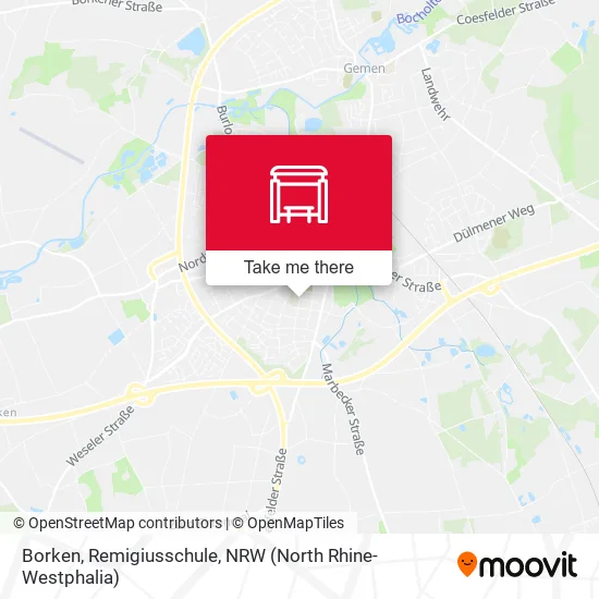 Карта Borken, Remigiusschule