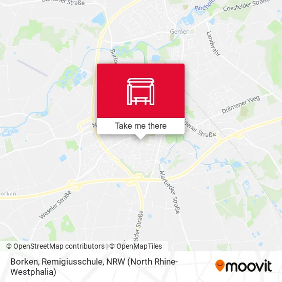 Карта Borken, Remigiusschule