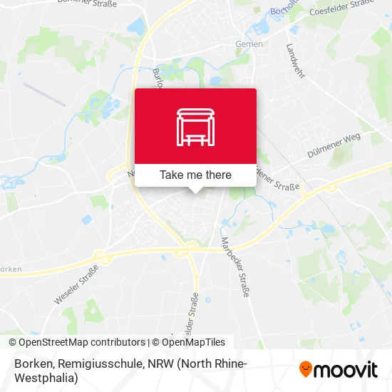 Карта Borken, Remigiusschule