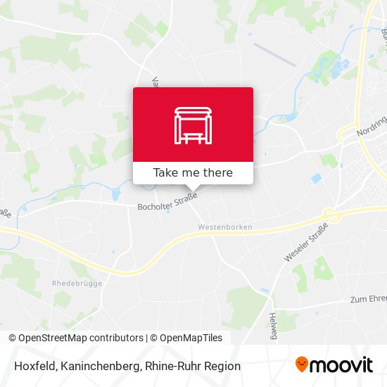 Hoxfeld, Kaninchenberg map