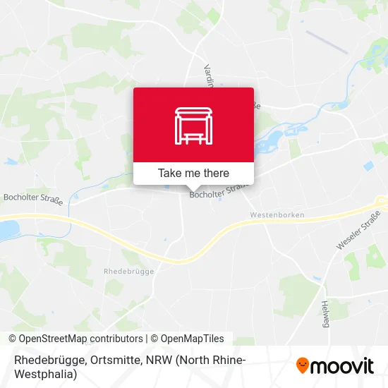 Rhedebrügge, Ortsmitte map