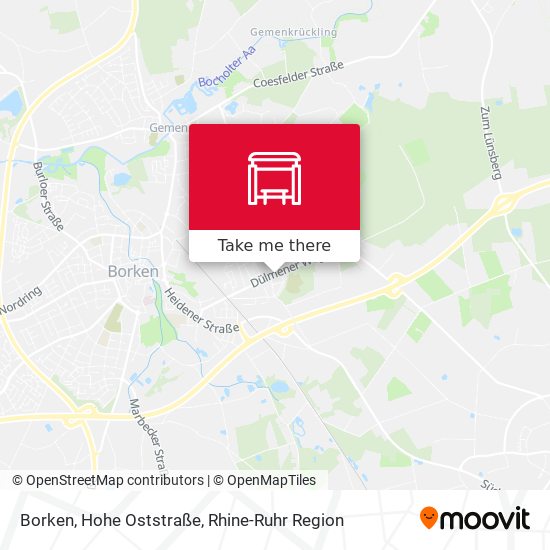 Borken, Hohe Oststraße map