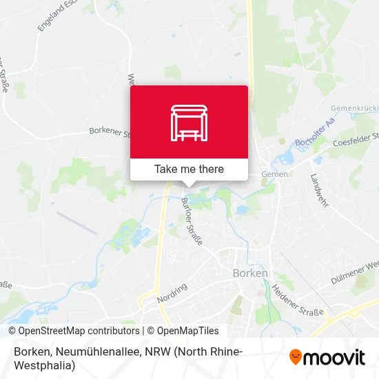 Borken, Neumühlenallee map