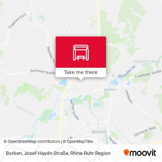 Borken, Josef-Haydn-Straße map