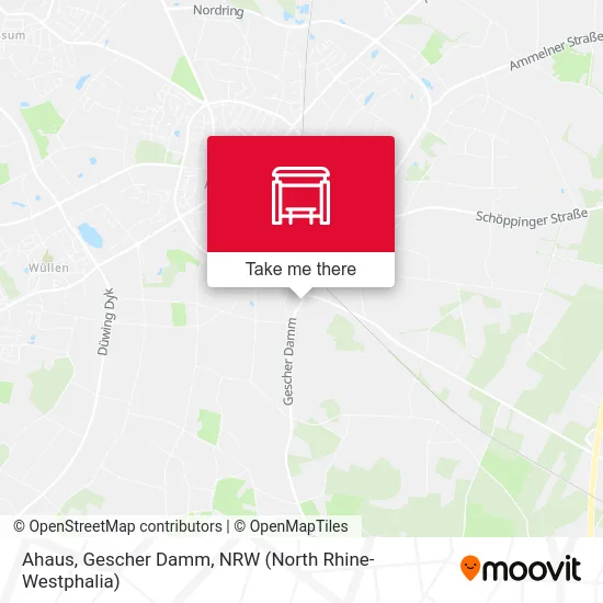 Ahaus, Gescher Damm map