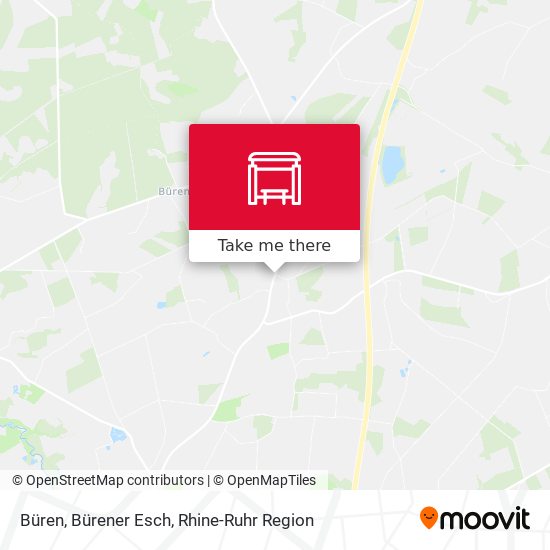 Büren, Bürener Esch map