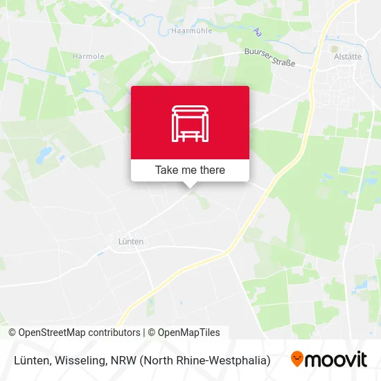 Lünten, Wisseling map