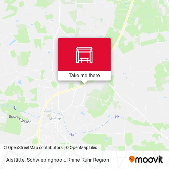 Alstätte, Schwiepinghook map