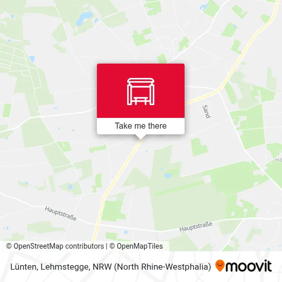 Lünten, Lehmstegge map