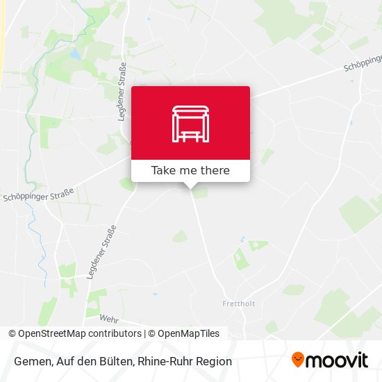 Gemen, Auf den Bülten map