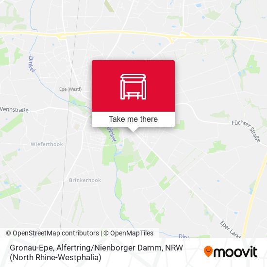 Gronau-Epe, Alfertring / Nienborger Damm map