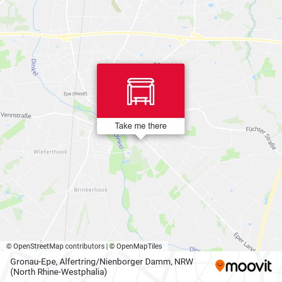 Gronau-Epe, Alfertring / Nienborger Damm map