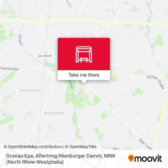 Карта Gronau-Epe, Alfertring / Nienborger Damm