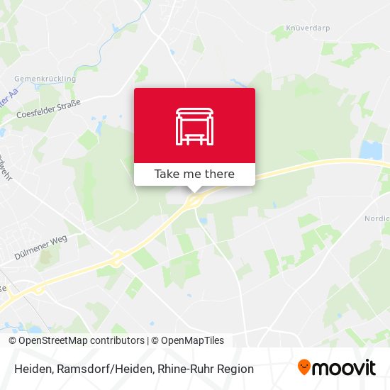 Heiden, Ramsdorf/Heiden map