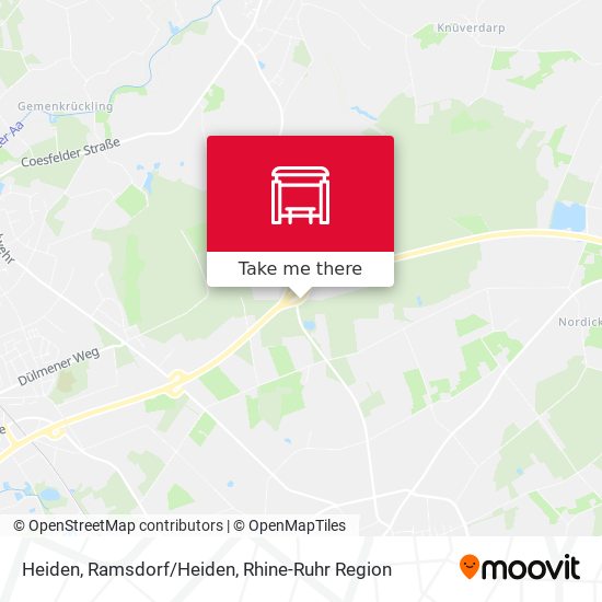 Heiden, Ramsdorf/Heiden map