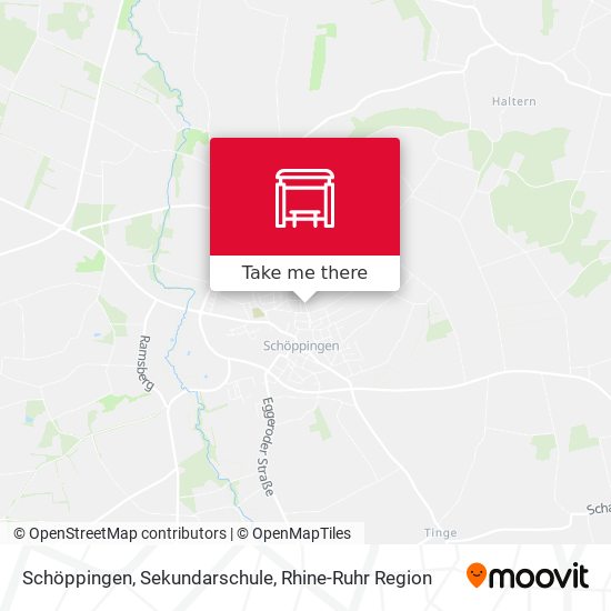 Schöppingen, Sekundarschule map