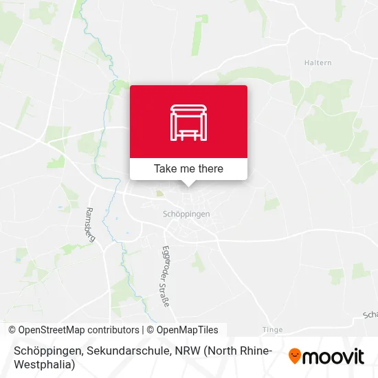 Schöppingen, Sekundarschule map