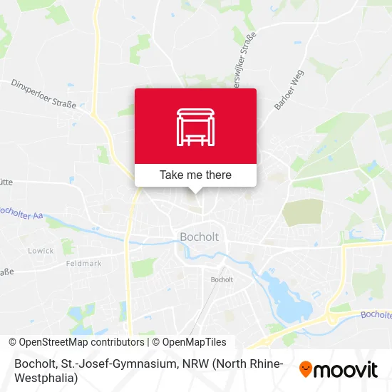 Карта Bocholt, St.-Josef-Gymnasium