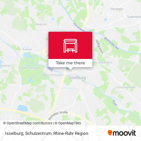 Карта Isselburg, Schulzentrum