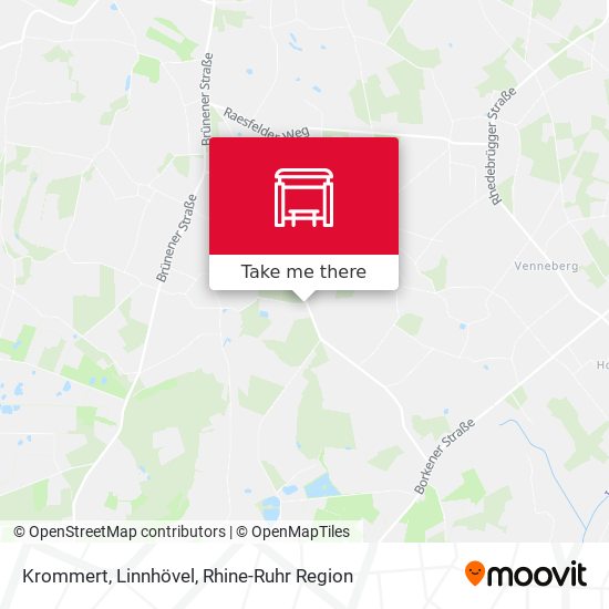 Krommert, Linnhövel map