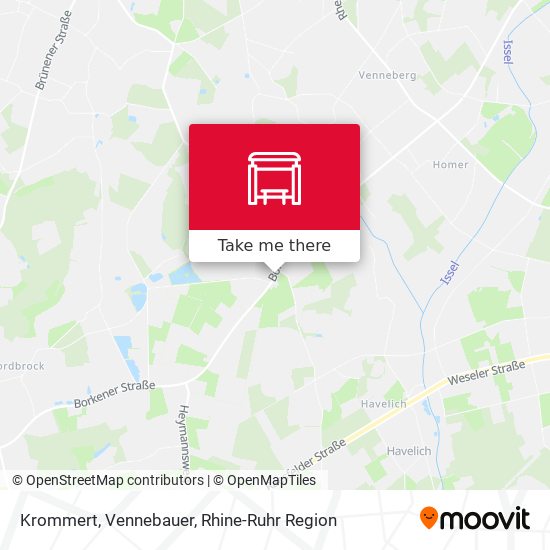 Карта Krommert, Vennebauer
