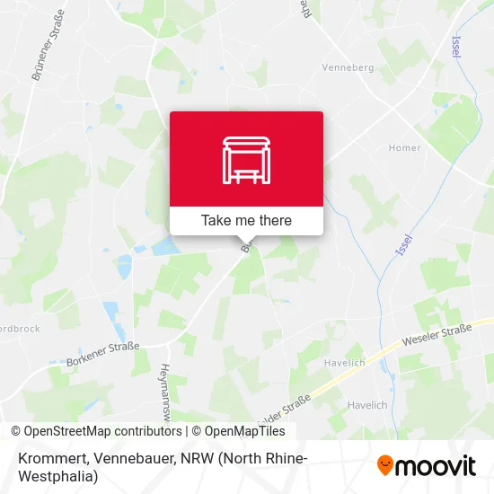 Карта Krommert, Vennebauer