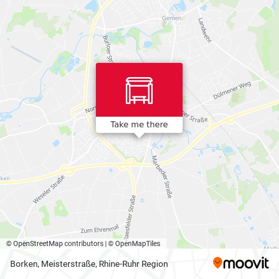 Borken, Meisterstraße map