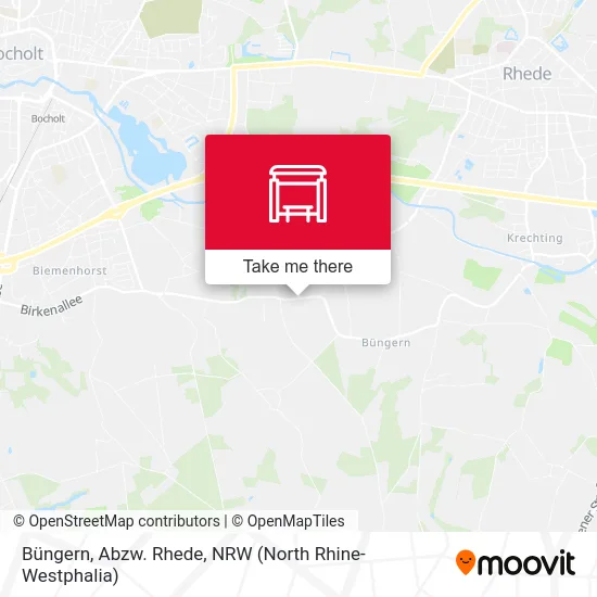 Карта Büngern, Abzw. Rhede