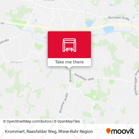 Krommert, Raesfelder Weg map