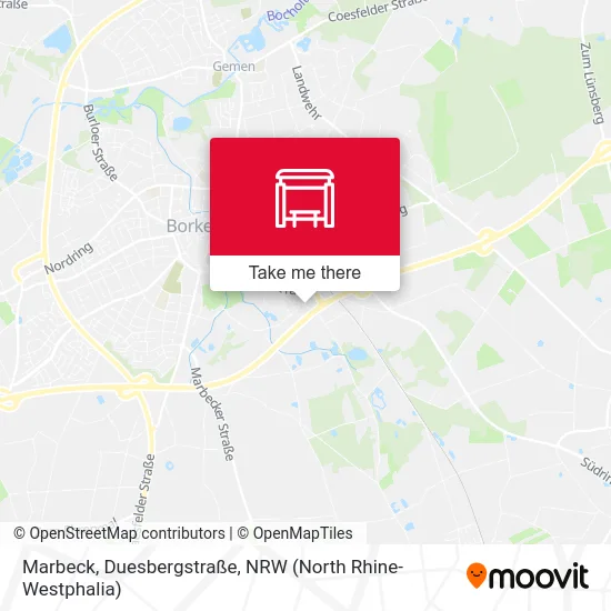 Marbeck, Duesbergstraße map