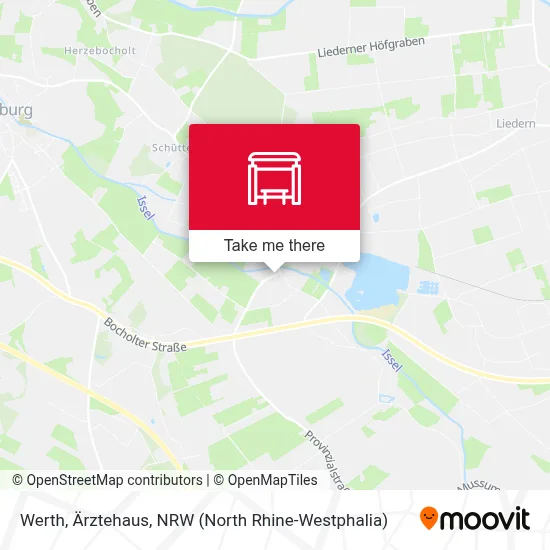 Werth, Ärztehaus map