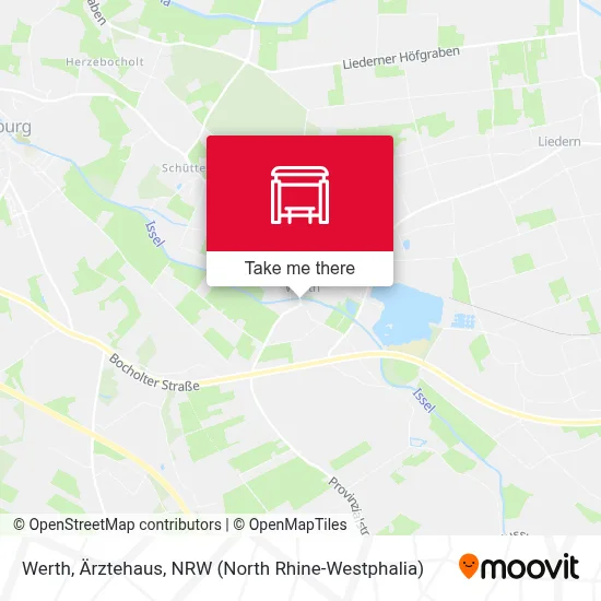 Werth, Ärztehaus map