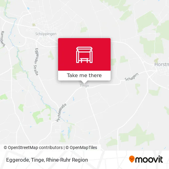 Карта Eggerode, Tinge