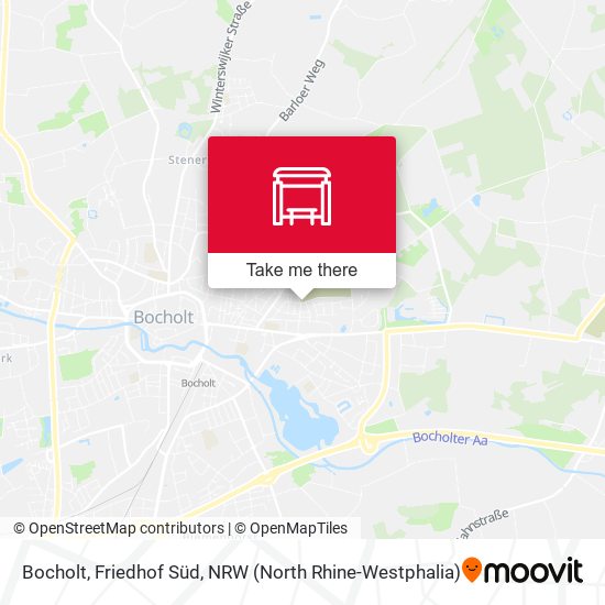 Bocholt, Friedhof Süd map