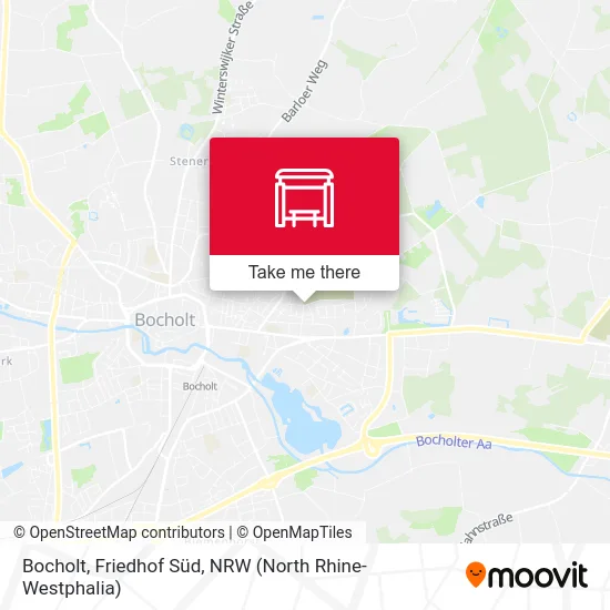 Bocholt, Friedhof Süd map