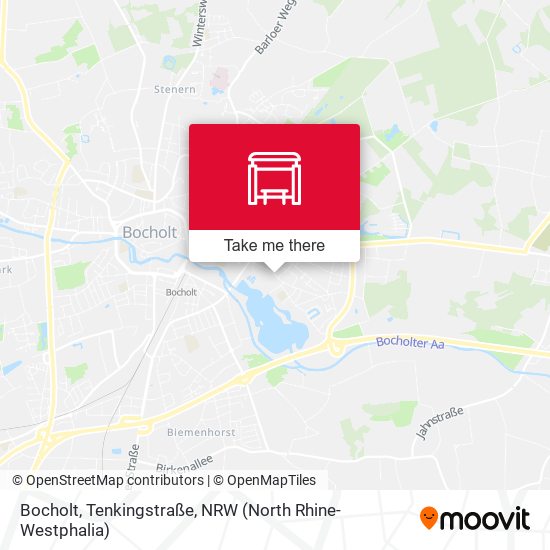 Bocholt, Tenkingstraße map