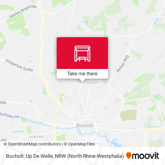 Карта Bocholt, Up De Welle