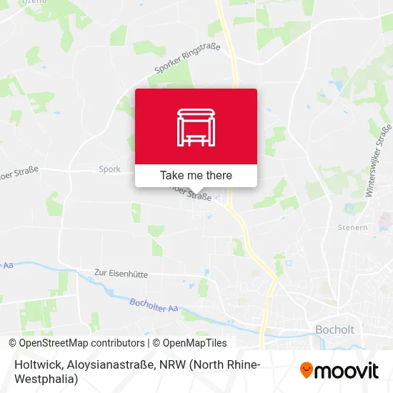 Holtwick, Aloysianastraße map
