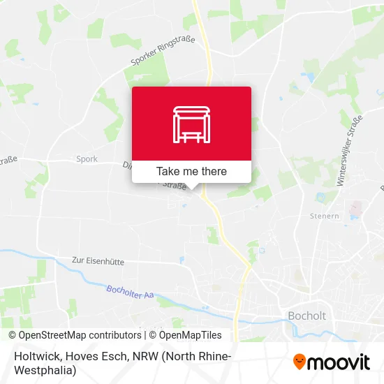 Карта Holtwick, Hoves Esch