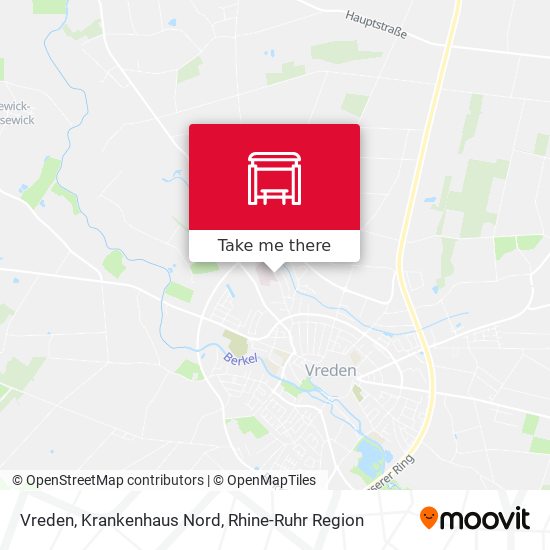 Vreden, Krankenhaus Nord map