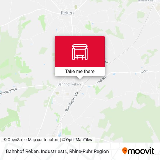 Bahnhof Reken, Industriestr. map