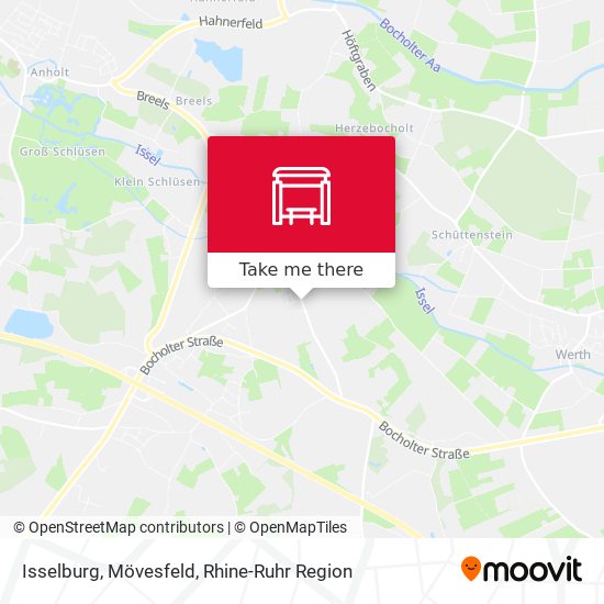 Isselburg, Mövesfeld map