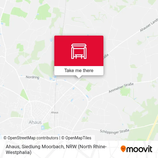 Ahaus, Siedlung Moorbach map